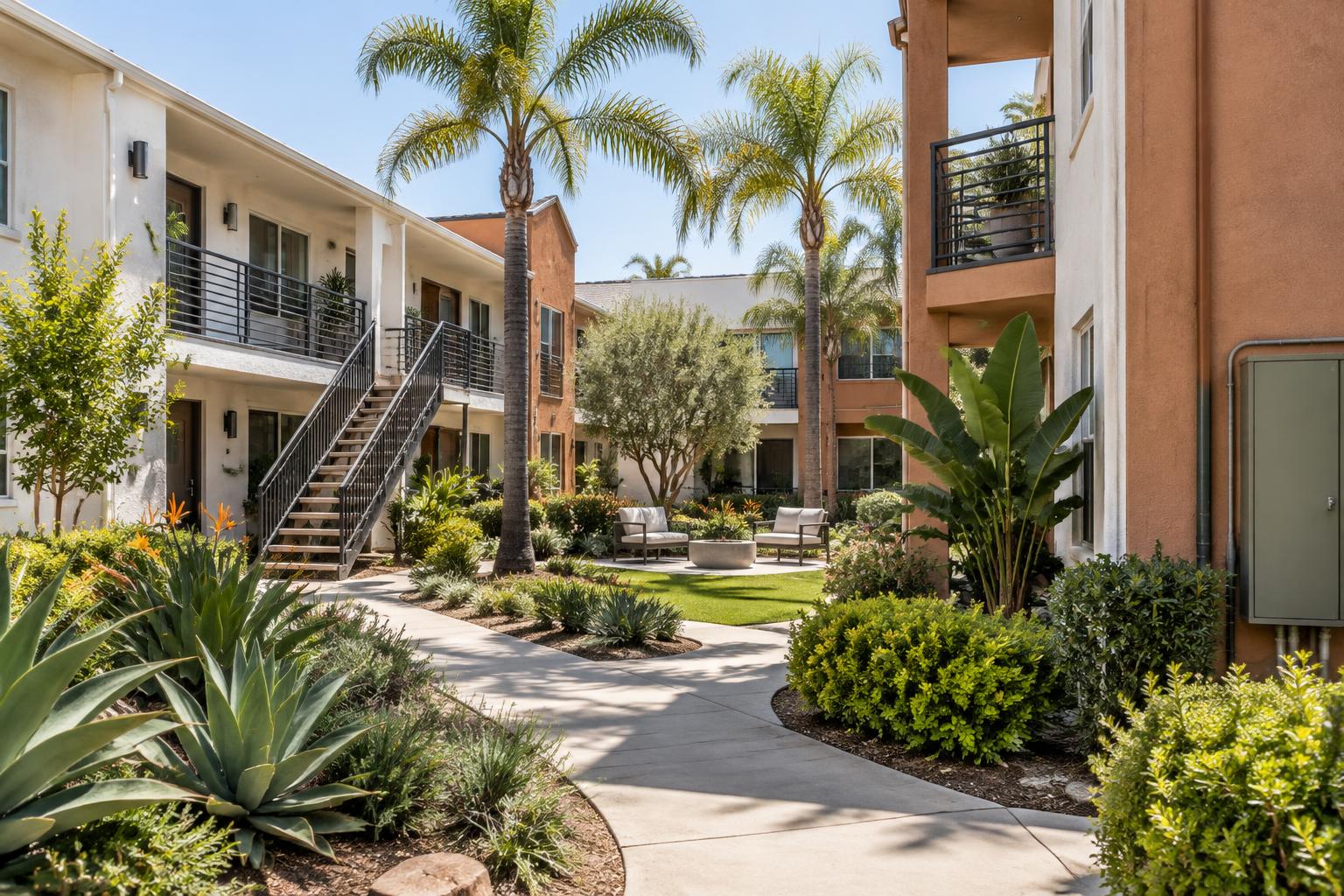 West Coast garden-style apartment community designed for property-wide WiFi